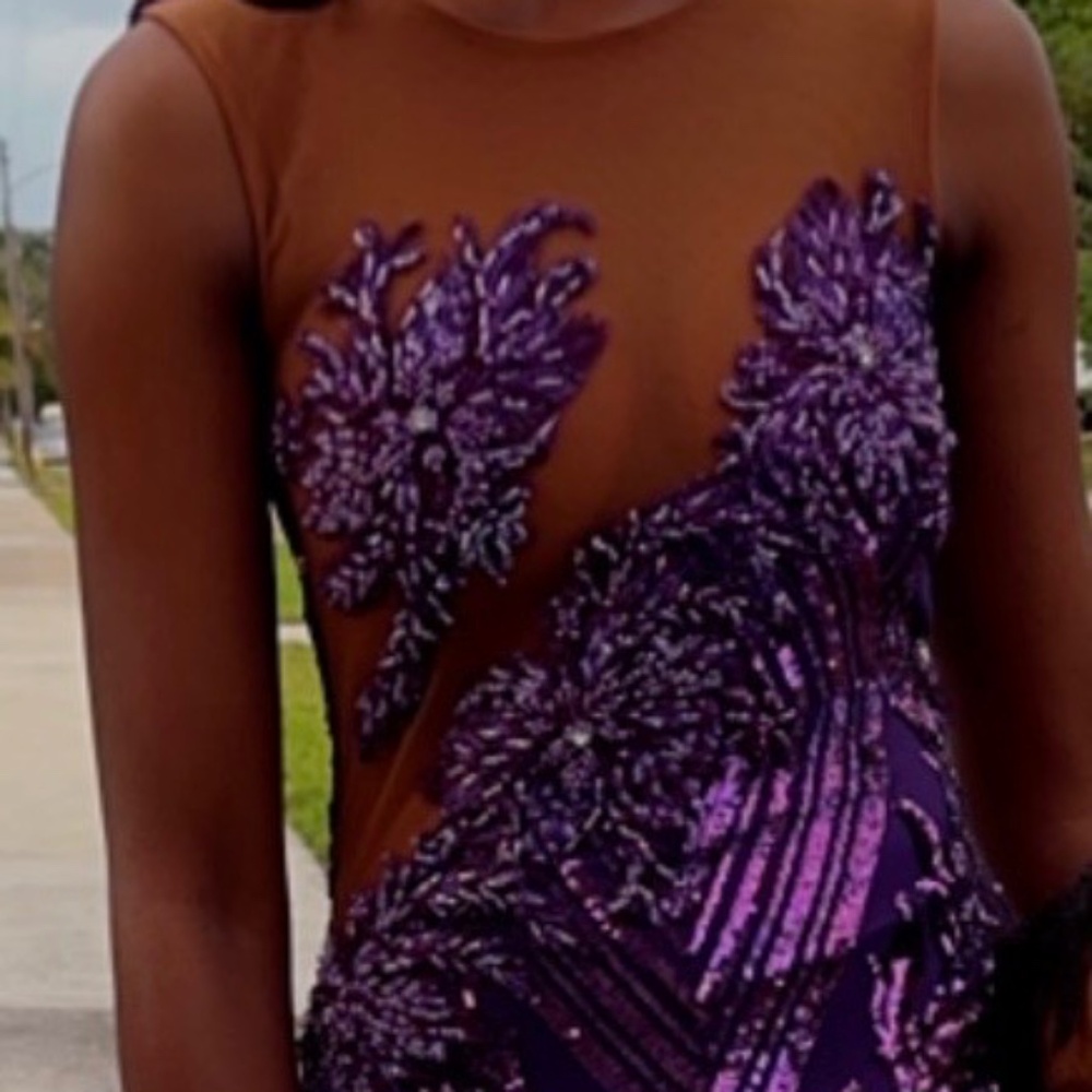 Royal Purple Dress